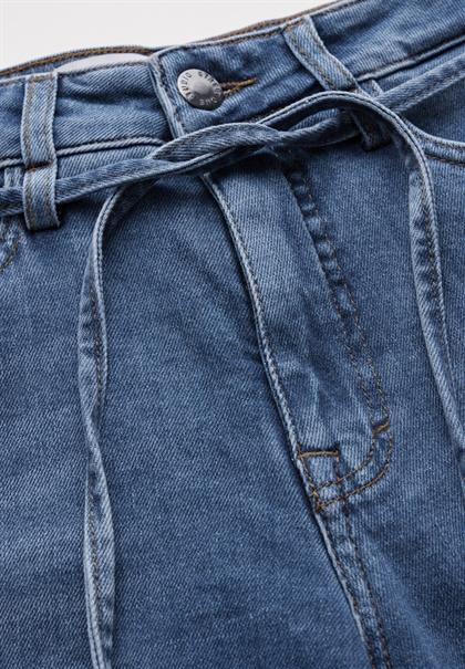 Wide Leg Jeans medium blue washed