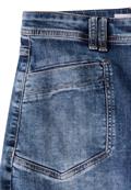 Wide Leg Jeans mid blue random wash