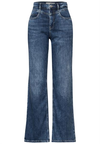Wide Leg Jeans mid blue random