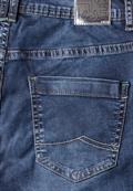 Wide Leg Jeans mid blue used wash