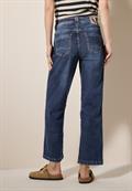 Wide Leg Jeans mid blue used wash