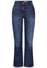 Wide Leg Jeans mid blue used wash