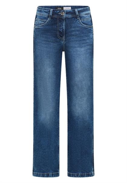 Wide Leg Jeans mid blue wash
