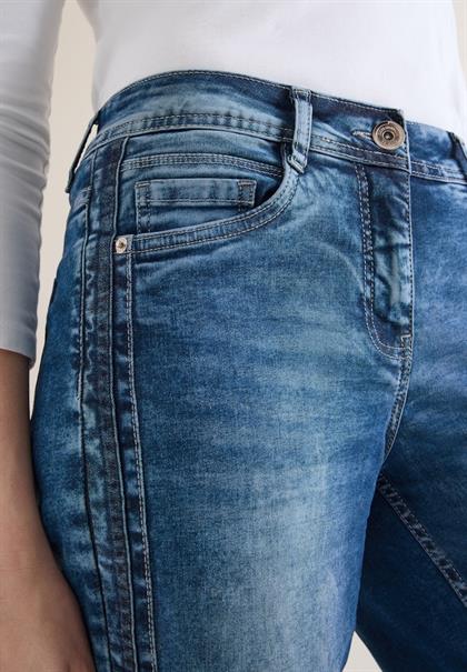 Wide Leg Jeans mid blue wash