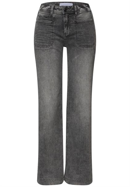 Wide Leg Jeans mid grey washed