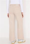 Wide Leg Jeans mit Flare eggshell white