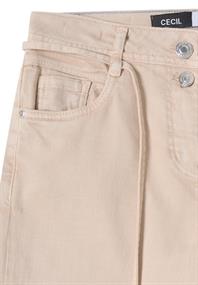Wide Leg Jeans mit Flare eggshell white