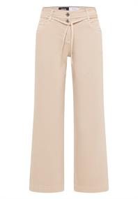 Wide Leg Jeans mit Flare eggshell white