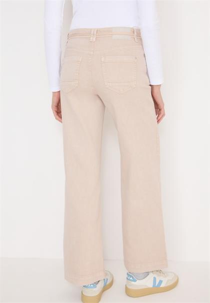 Wide Leg Jeans mit Flare eggshell white