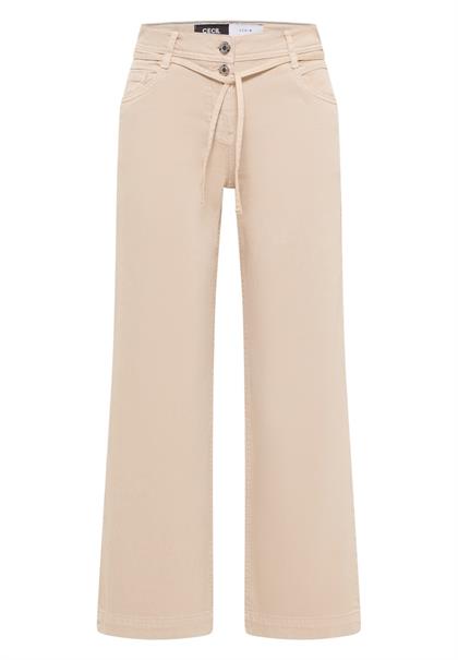 Wide Leg Jeans mit Flare eggshell white