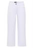 Wide Leg Jeans mit Patch Pockets white