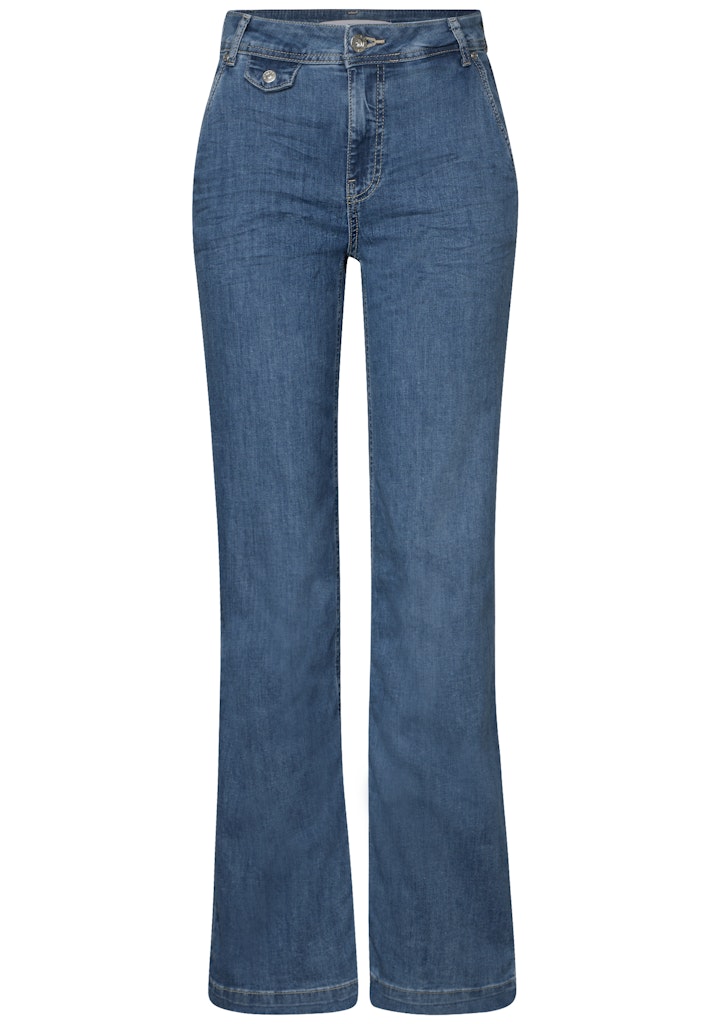STREET ONE Loose-fit-Jeans, High Waist günstig online kaufen
