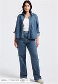 Wide Leg Jeans soft medium washed