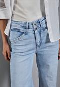 Wide Leg Jeans super bleach washed