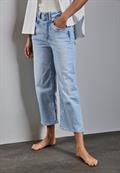 Wide Leg Jeans super bleach washed