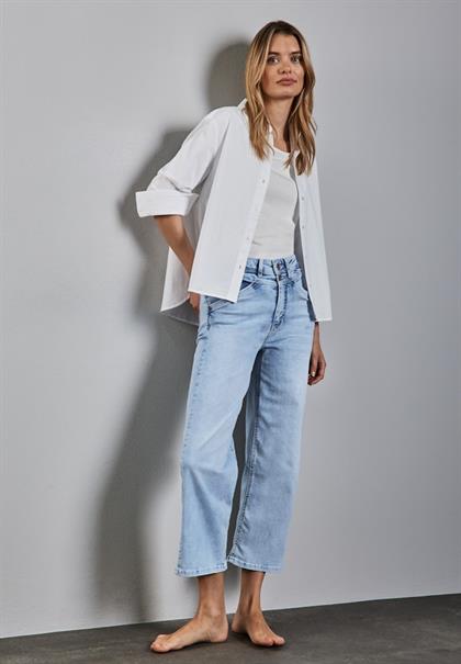 Wide Leg Jeans super bleach washed