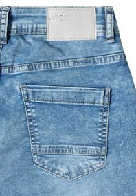 Wide Leg Jeansshorts im Loose Fit light blue washed