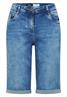 Wide Leg Jeansshorts im Loose Fit light blue washed