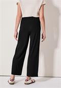 Wide Leg Jersey-Hose black
