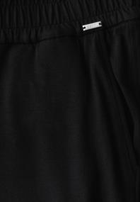Wide Leg Jersey-Hose black