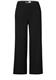 Wide Leg Jersey-Hose black