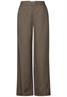 Wide Leg Leinenhose acron brown