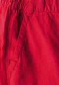 Wide Leg Leinenhose glory red