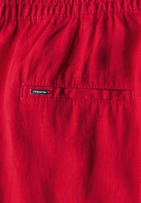 Wide Leg Leinenhose glory red