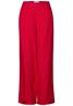 Wide Leg Leinenhose glory red