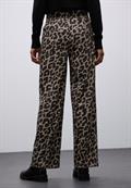Wide Leg Leo Hose silk brown