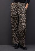 Wide Leg Leo Hose silk brown