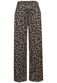 Wide Leg Leo Hose silk brown