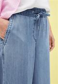 Wide Leg Lyocell-Hose light blue wash