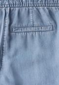 Wide Leg Lyocell-Hose light blue wash