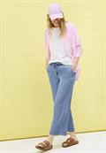 Wide Leg Lyocell-Hose light blue wash