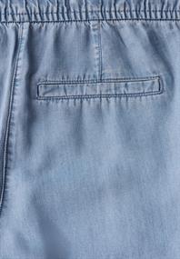 Wide Leg Lyocell-Hose light blue wash
