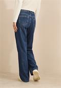 Wide Leg Lyocellmix Jeans mid blue used wash