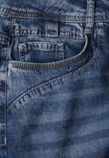 Wide Leg Lyocellmix Jeans mid blue used wash