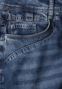 Wide Leg Lyocellmix Jeans mid blue used wash