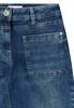 Wide Leg Patch Pocket Jeans mid blue used wash