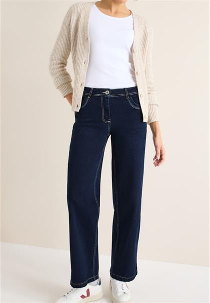 Wide Leg Rinsed Jeans rinsed wash