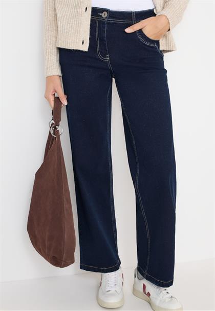Wide Leg Rinsed Jeans rinsed wash