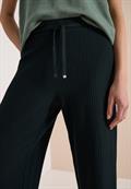 Wide Leg Strickhose im Loose Fit palm breeze green