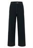 Wide Leg Strickhose im Loose Fit palm breeze green