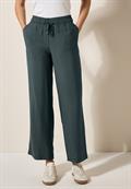 Wide Leg Strukturhose slate khaki