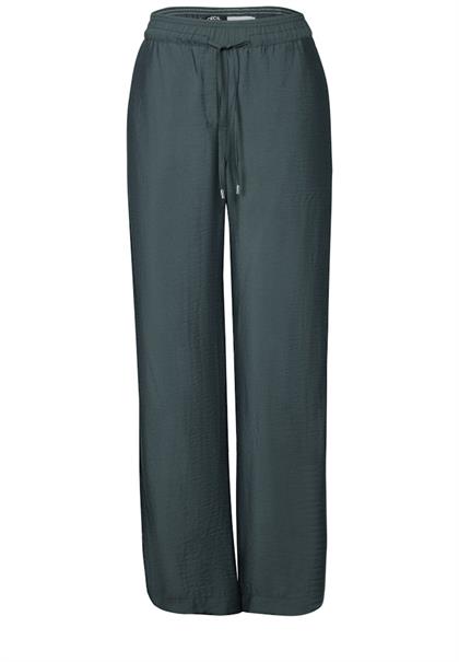 Wide Leg Strukturhose slate khaki