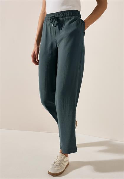Wide Leg Strukturhose slate khaki