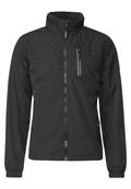 Windbreaker in Unifarbe limousine black