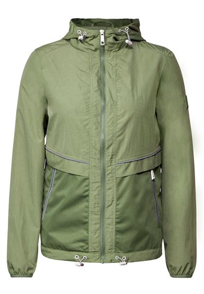 Windbreaker mit Kapuze leaf green