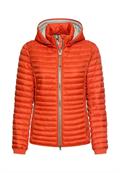 Winddichte Jacke mit seitlichem Strick-Einsatz pumpkin